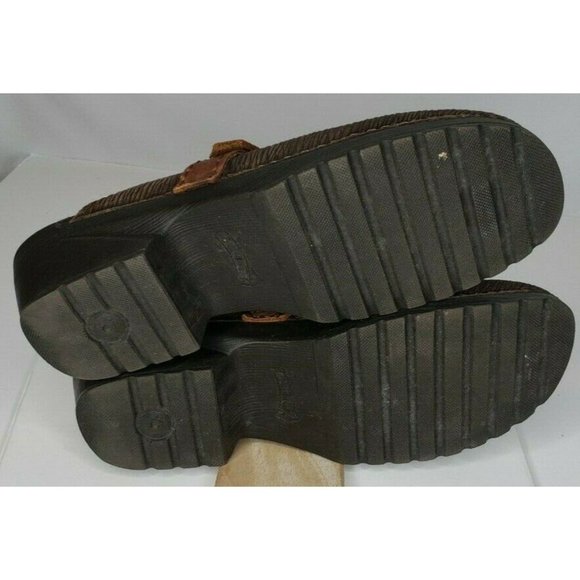 Italian Comfort Brown Clog / slip on shoe size 8.5 - Picture 8 of 11